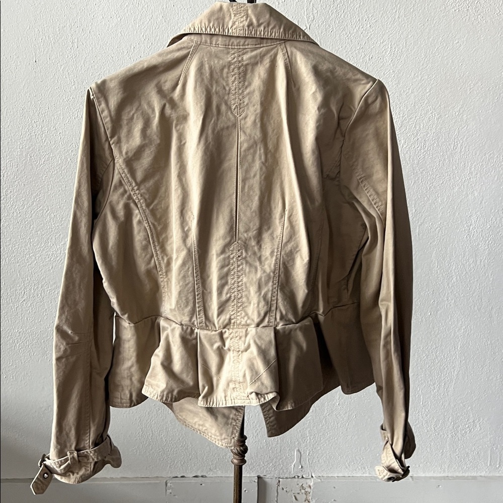 Gap Cropped Jacket Womens Large - image 3